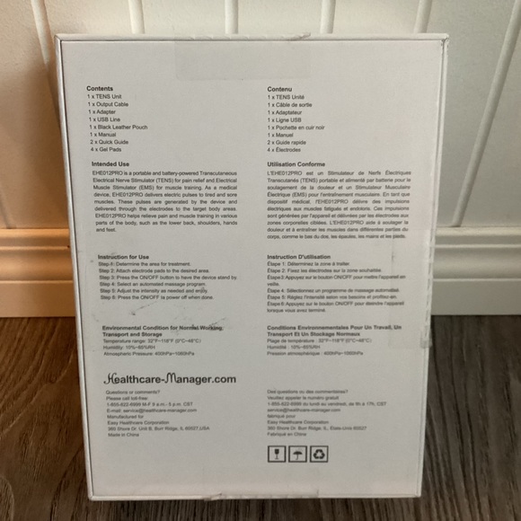 Easy@Home Professional Grade TENS Unit Pulse Muscle Stimulator Massager - Picture 7 of 12